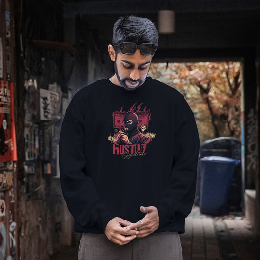 Hustle Syndicate Champion Sweatshirt - Stylish Streetwear for Ambitious Individuals